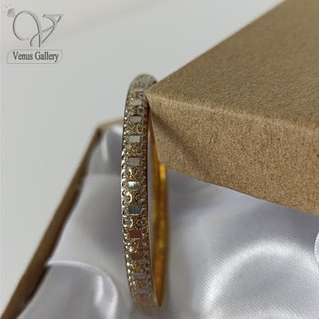 النگو نقره زنانه طرح طلا کد 4741