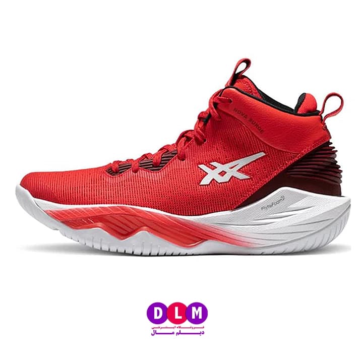 کفش والیبال آسیکس نوا سورج قرمز Asics Nova surge 2 — تصویر ۲