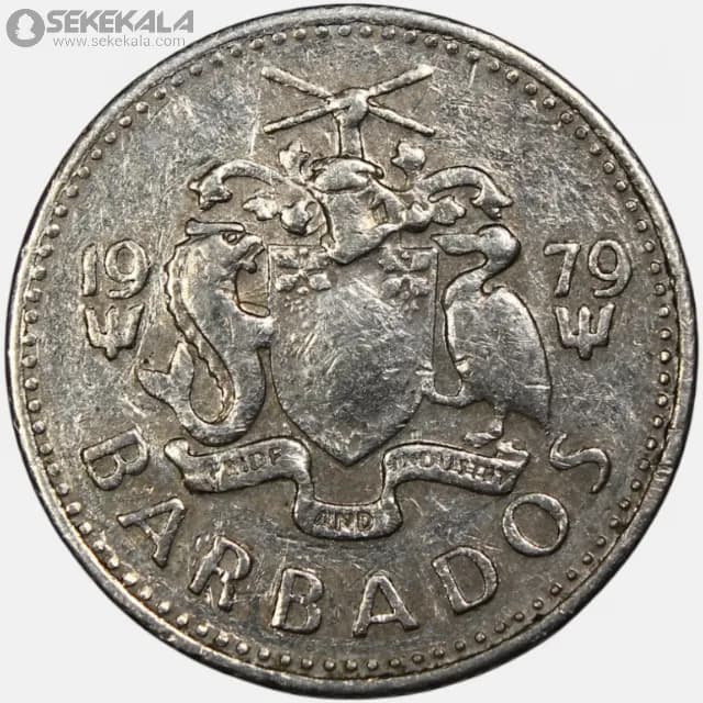 سکه 10 سنت کمیاب باربادوس 1979 — تصویر ۲