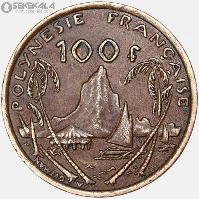 سکه 100 فرانک پولینزی 2004 (مستعمرات فرانسه)