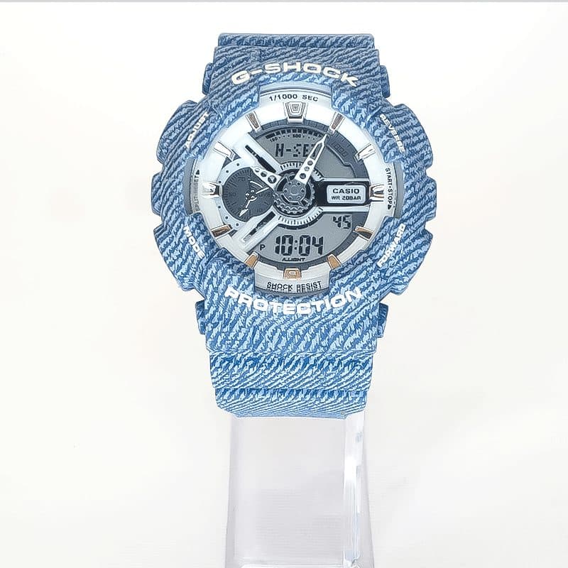 ساعت مچی دو زمانه جی شاک CASIO G-Shock GA-110 Blue — تصویر ۴