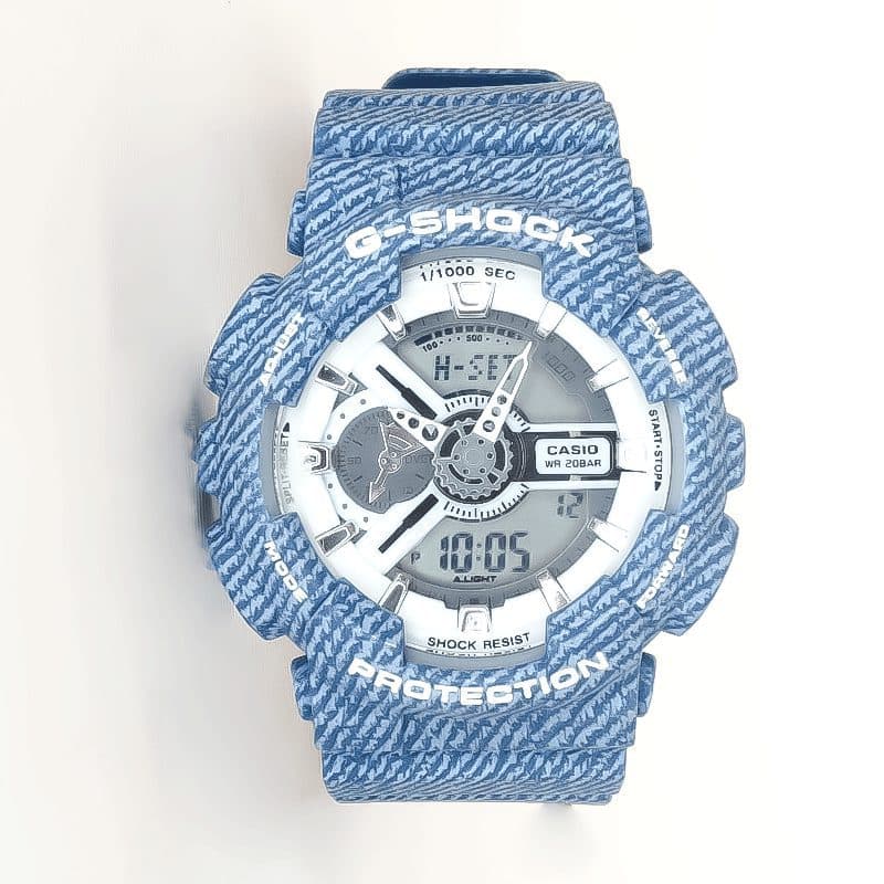 ساعت مچی دو زمانه جی شاک CASIO G-Shock GA-110 Blue