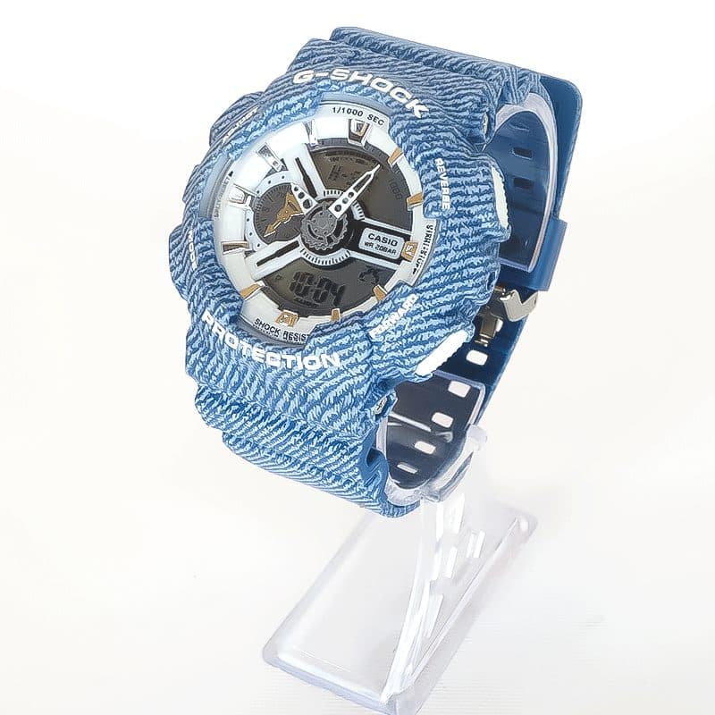 ساعت مچی دو زمانه جی شاک CASIO G-Shock GA-110 Blue — تصویر ۲