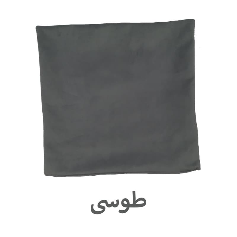 کاور کوسن مخمل طرح ساده سایز 40 کد 15672 — تصویر ۴