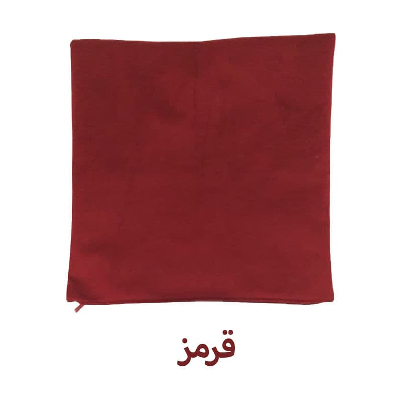 کاور کوسن مخمل طرح ساده سایز 40 کد 15672 — تصویر ۳