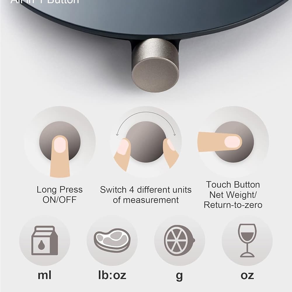 ترازو هوشمند و دیجیتال آشپزخانه مدل HOTO Smart Kitchen Scale QWCFC001 — تصویر ۴