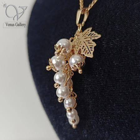 نیم ست خوشه انگوری،مرواریدی دخترانه — تصویر ۲