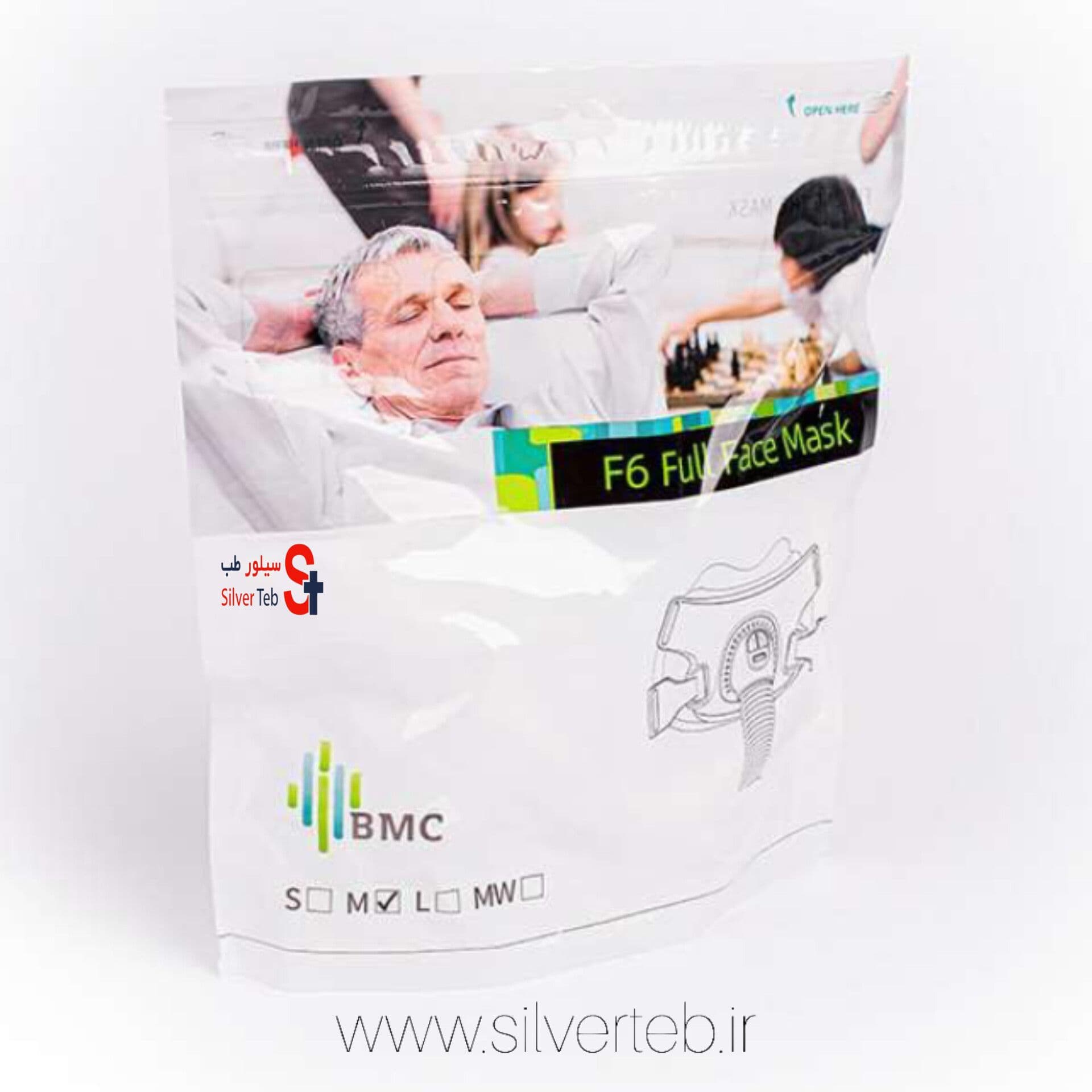 ماسک BMC مدل F6 سایز L