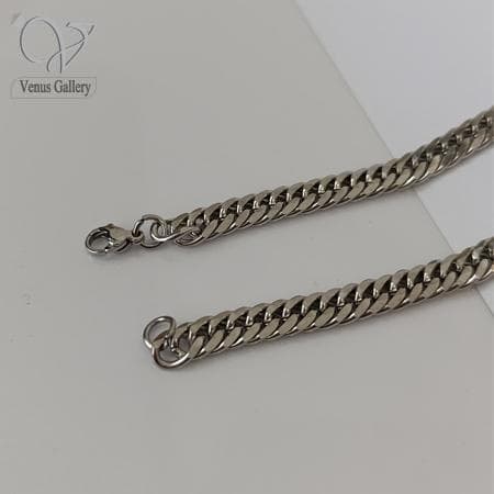زنجیر کارتیر مردانه استیل و رنگ ثابت کد 4563 — تصویر ۳