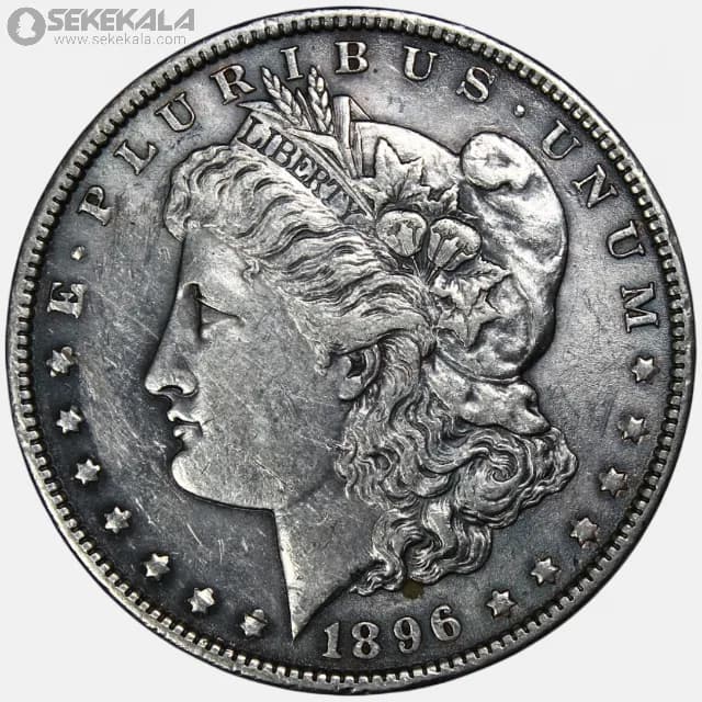 سکه 1 دلار نقره آمریکا 1896 (مورگان – morgan)