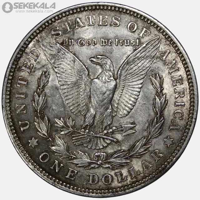 سکه 1 دلار نقره آمریکا 1921 (مورگان – morgan) — تصویر ۲