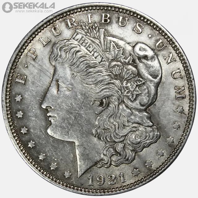 سکه 1 دلار نقره آمریکا 1921 (مورگان – morgan)