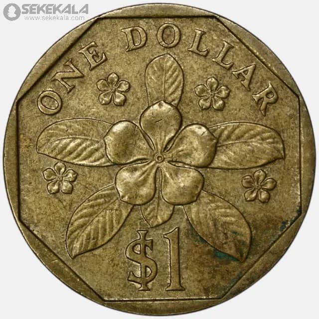 سکه 1 دلار سنگاپور 1986