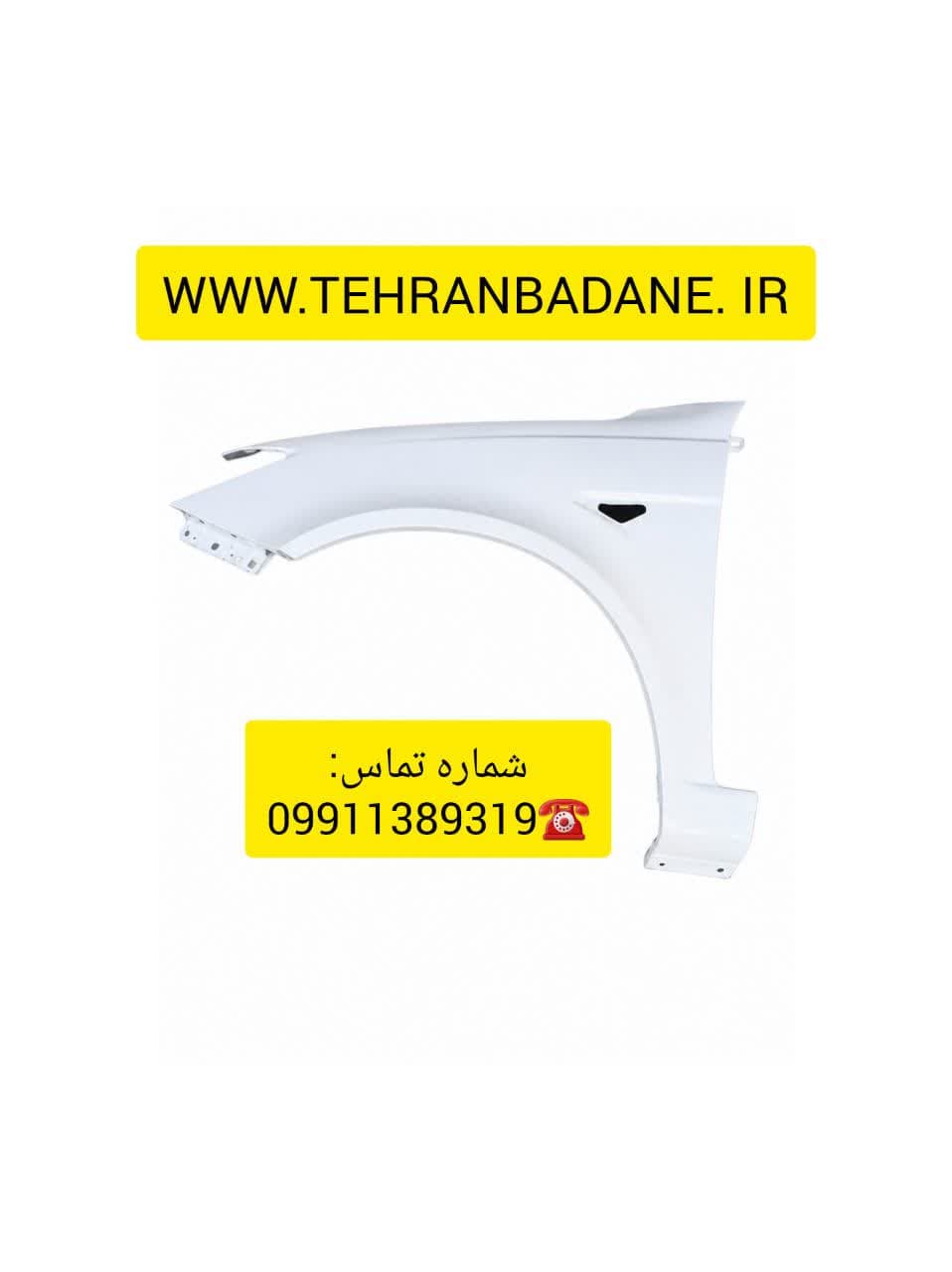 گلگیر جلو راننده ساینا در تمامی رنگ های کوره ای