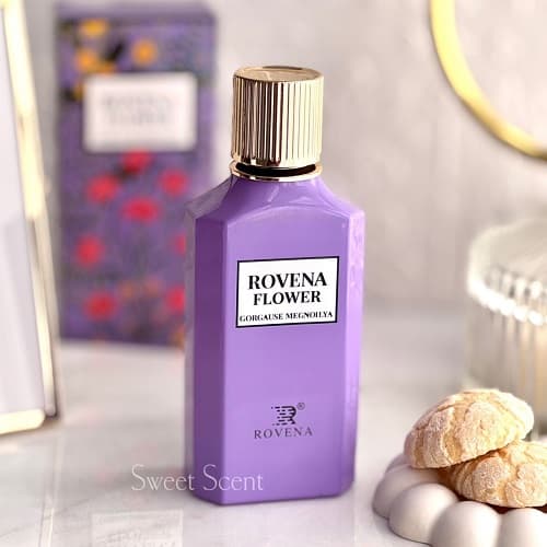 عطر ادکلن گوچی فلورا گورجس مگنولیا(بنفش) زنانه روونا | Gucci Flora Gorgeous Magnolia (Rovena Flower Gorgeous Magnolia) حجم 100 میل(شرکتی)