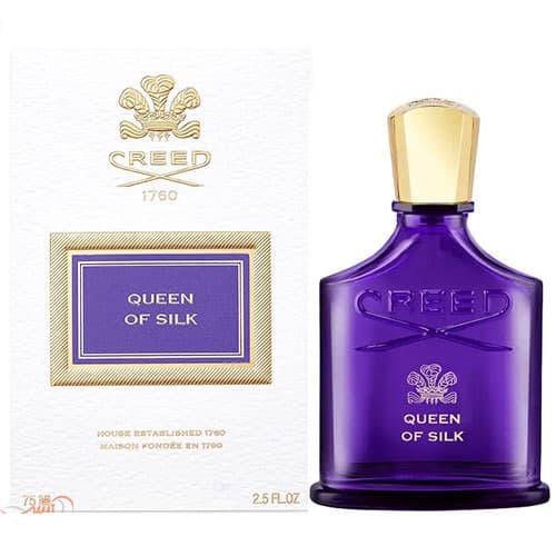 عطر ادکلن کرید کویین آف سیلک(بنفش) فرگرانس ورد | Creed Queen Of Silk (Venti Silky Princess Fragrace World) حجم 100 میل(شرکتی) — تصویر ۴