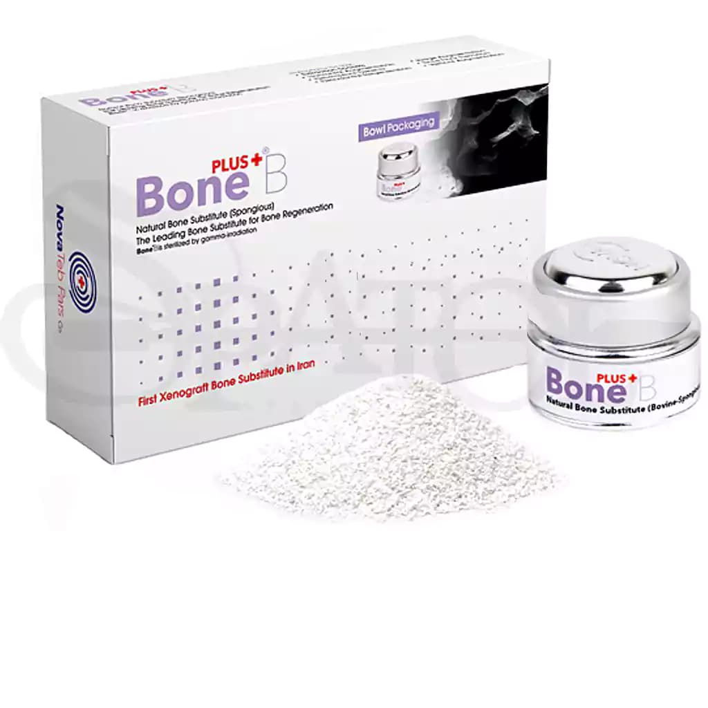 پودر استخوان زنوگرفت Bone Plus قطر ذرات 1000 تا 250 حجم 2cc