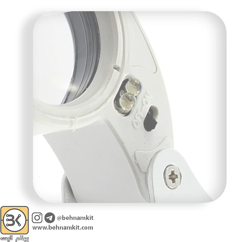 ذره بین تاشو چراغدار MG21011 ۴۰X — تصویر ۴