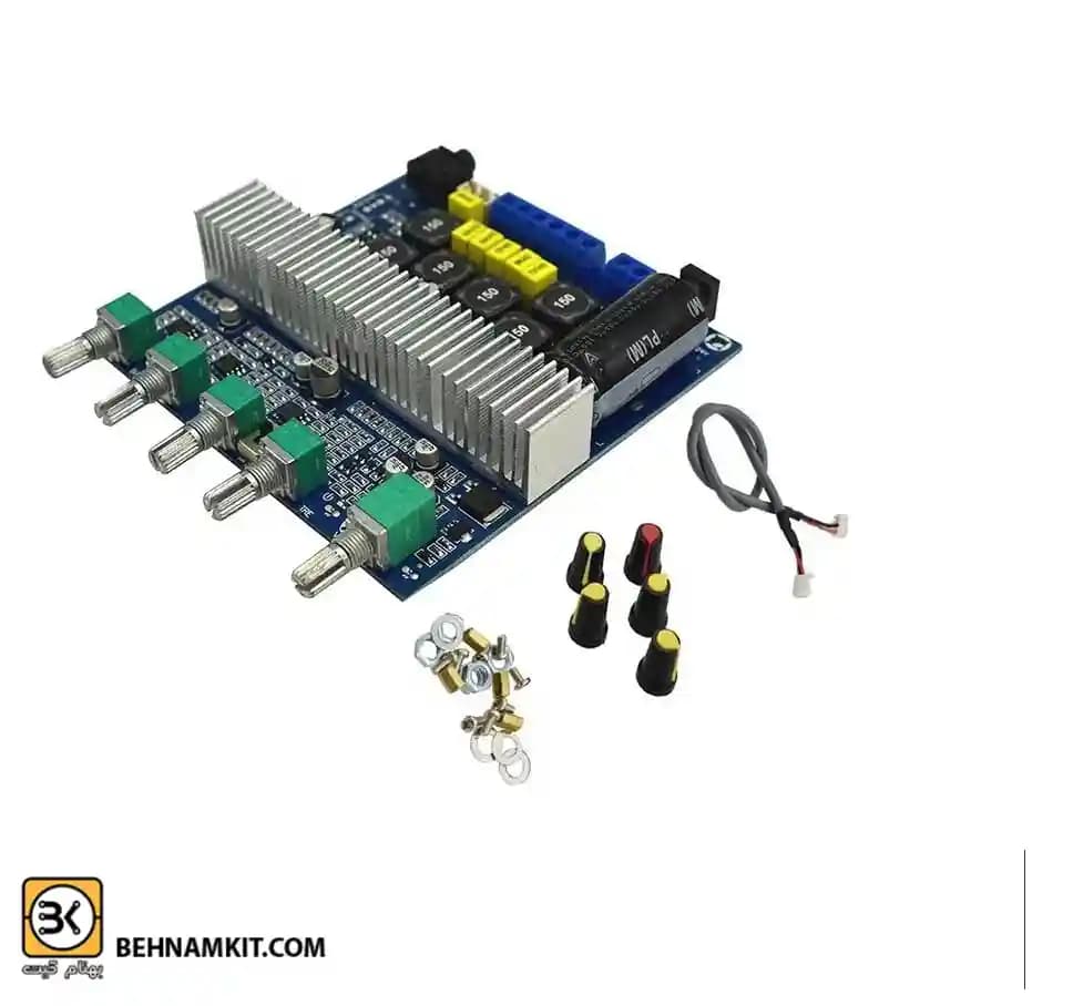 ماژول آمپلی‌فایر TPA3116 با بلوتوث 50×2 وات و 100 وات ساب ووفر — تصویر ۳