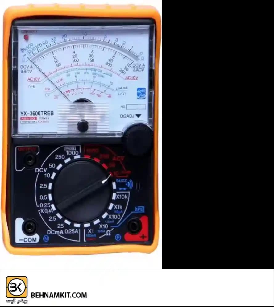 مولتی متر آنالوگ عقربه‌ای YX3600TREB Analog Multimeter