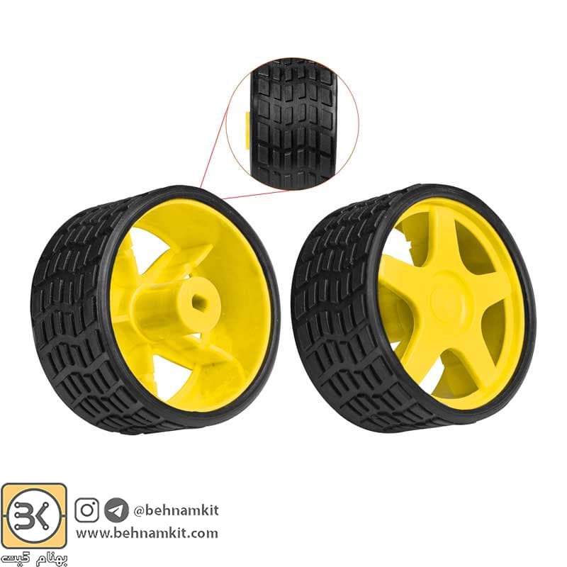 چرخ طرح RACE / قطر 5.8 سانتیمتر — تصویر ۶