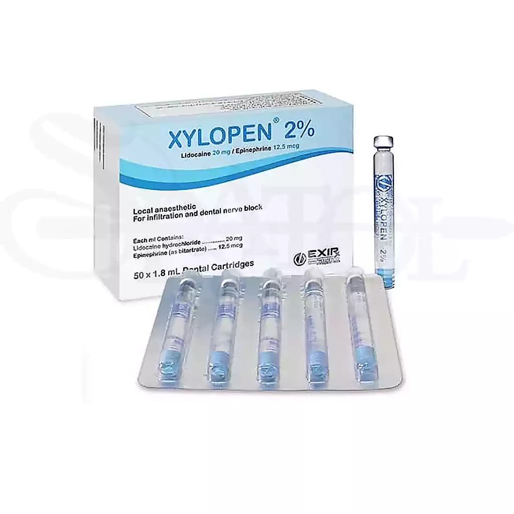 کارپول بیحسی اکسیر 2% زایلوپن