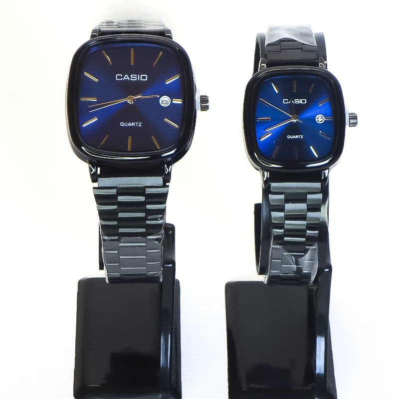 ساعت مچی ست زنانه و مردانه کاسیو مربعی Casio 2658G — تصویر ۲