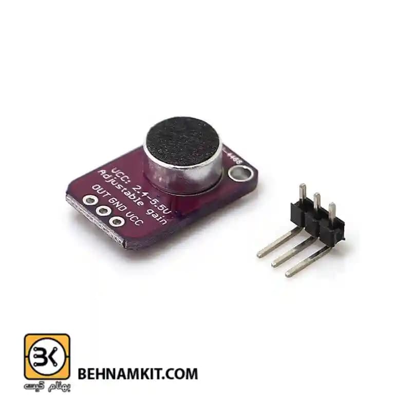 ماژول ميکروفون ، داراي پري آمپلي فاير MAX4466