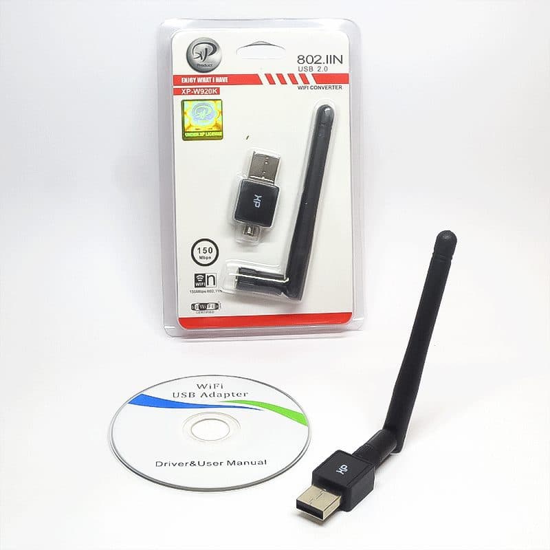 دانگل وای فای آنتن کوچک 300mbps USB2.0 802.11N