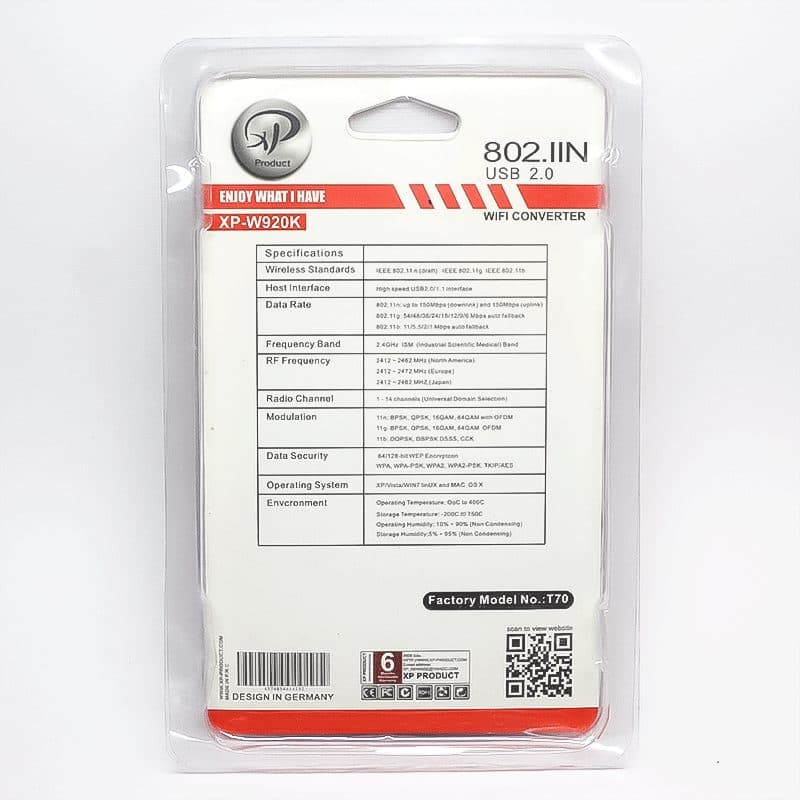 دانگل وای فای آنتن کوچک 300mbps USB2.0 802.11N — تصویر ۴