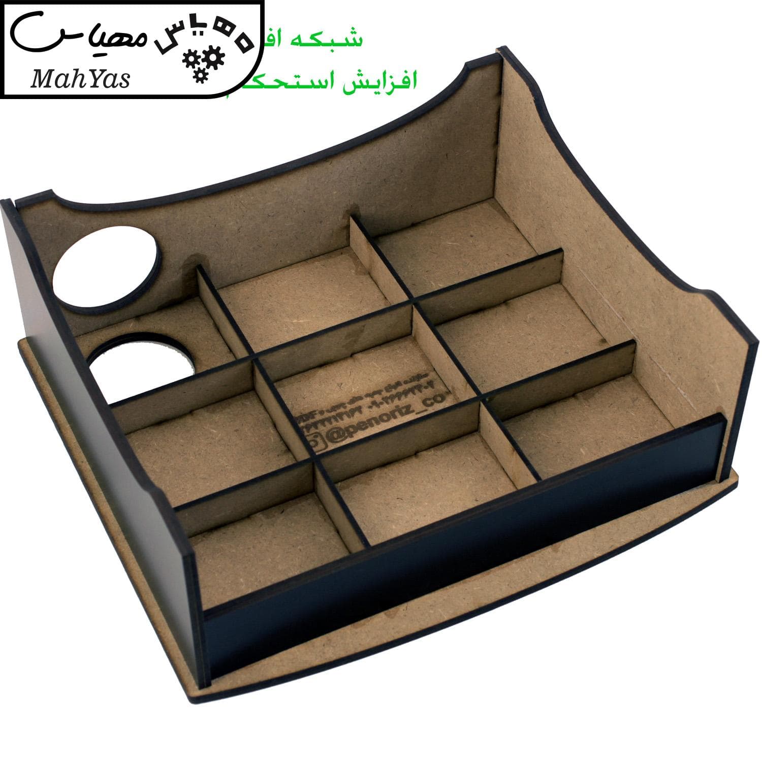 پایه نگهدارنده مانیتور مدل یکتا 001 (2 لایه) — تصویر ۲