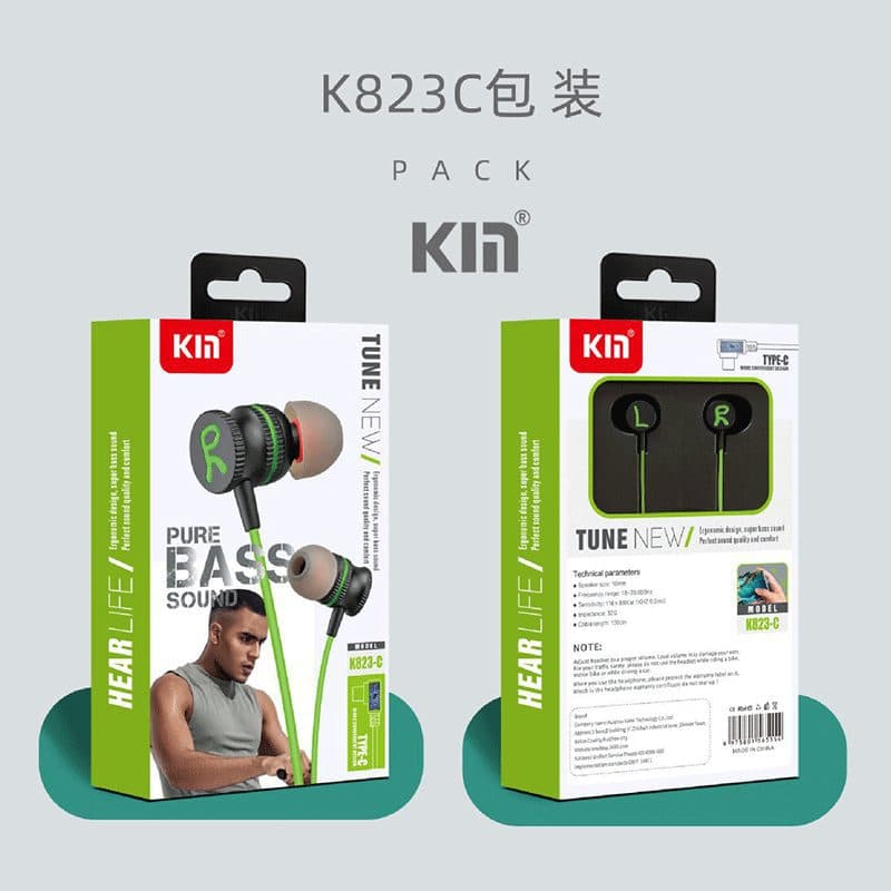 هندزفری تایپ سی اورجینال گیمینگ kin مدل k823-c — تصویر ۳