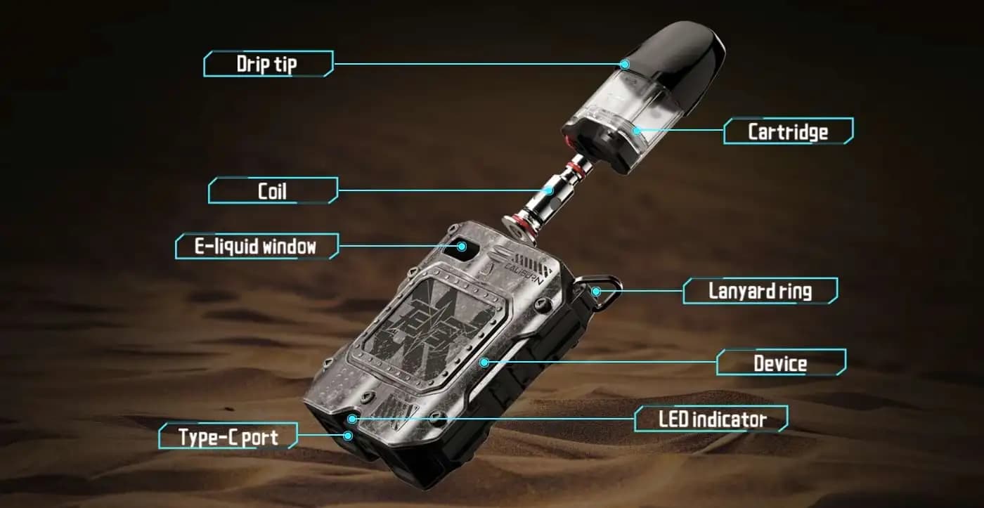 پاد کالیبرن کوکو تِنِت UWELL CALIBURN KOKO — تصویر ۶