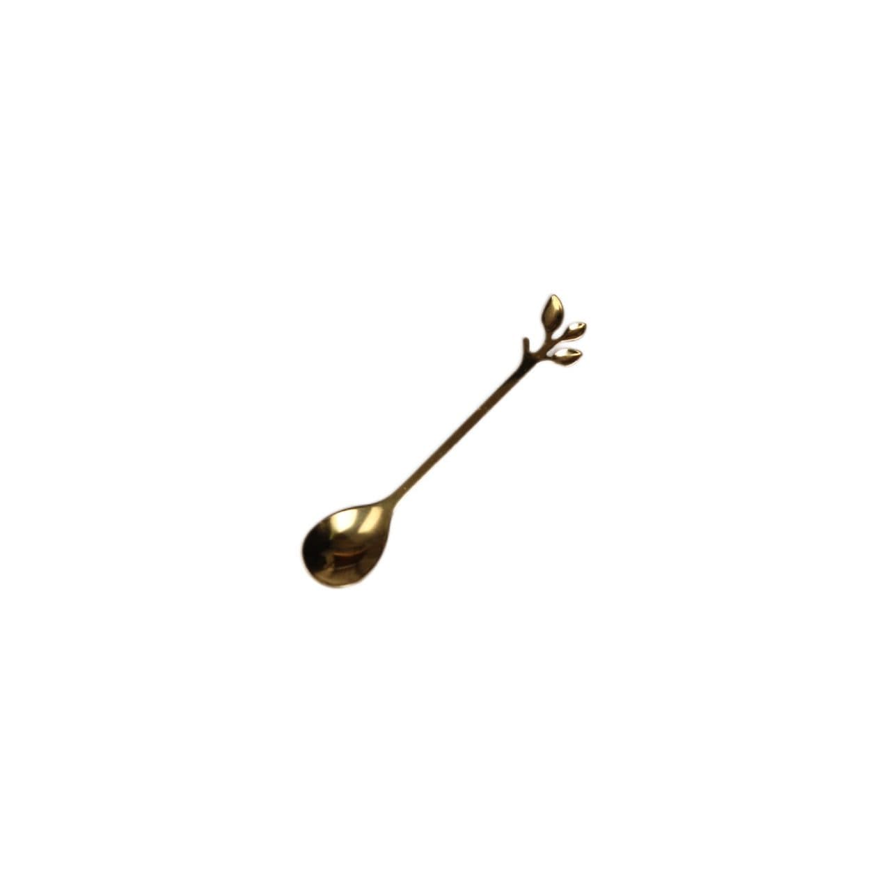 قاشق چای خوری طرح برگ