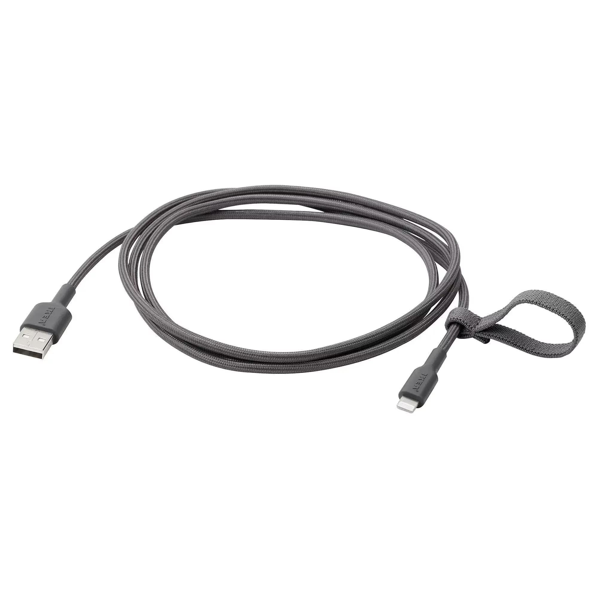 کابل usb-a به lightning ایکیا مدل LILLHULT — تصویر ۲