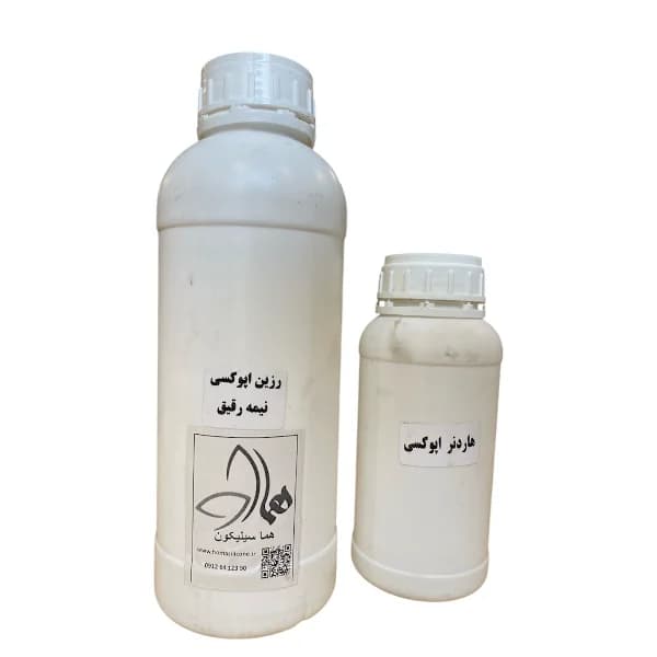 رزین اپوکسی شفاف نیمه غلیظ کره ای 1.5کیلویی