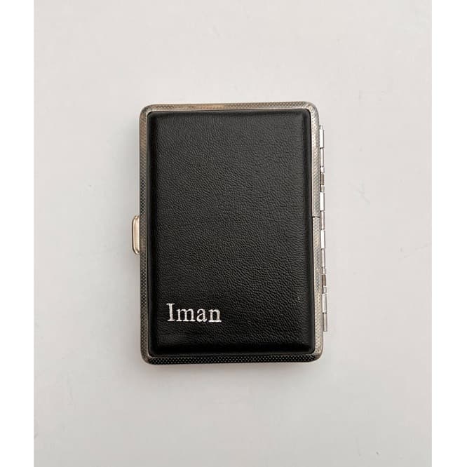 جاسیگاری چرمی مشکی — تصویر ۳