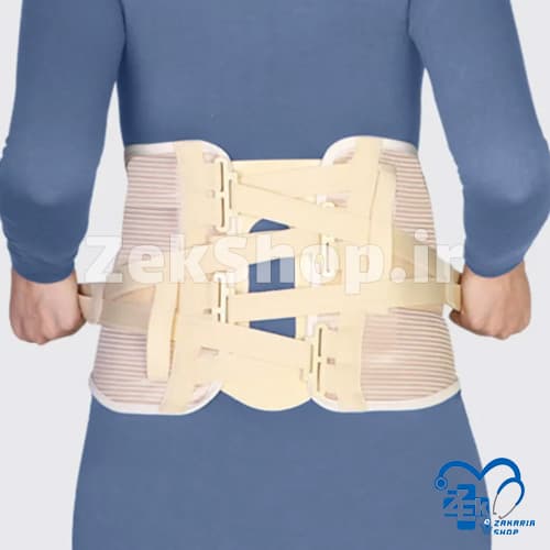 کمربند قرقره ای دو طرفه طب و صنعت Back Support Belt With Dual-Pulley System