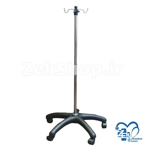 پایه سرم ایستاده (چرخ دار)
