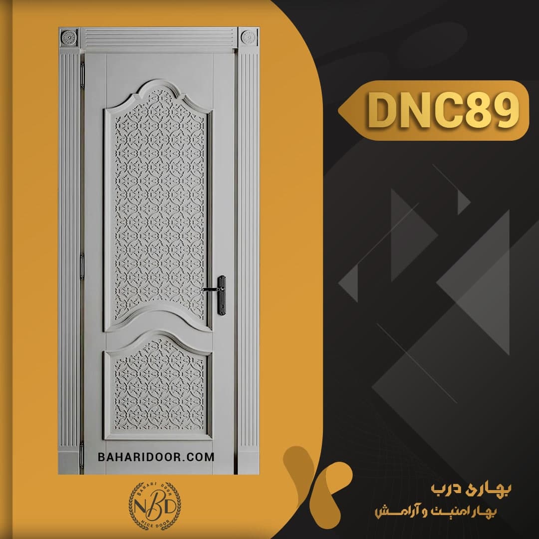 درب داخلی پلی استر برجسته کلاسیک کد DNC89