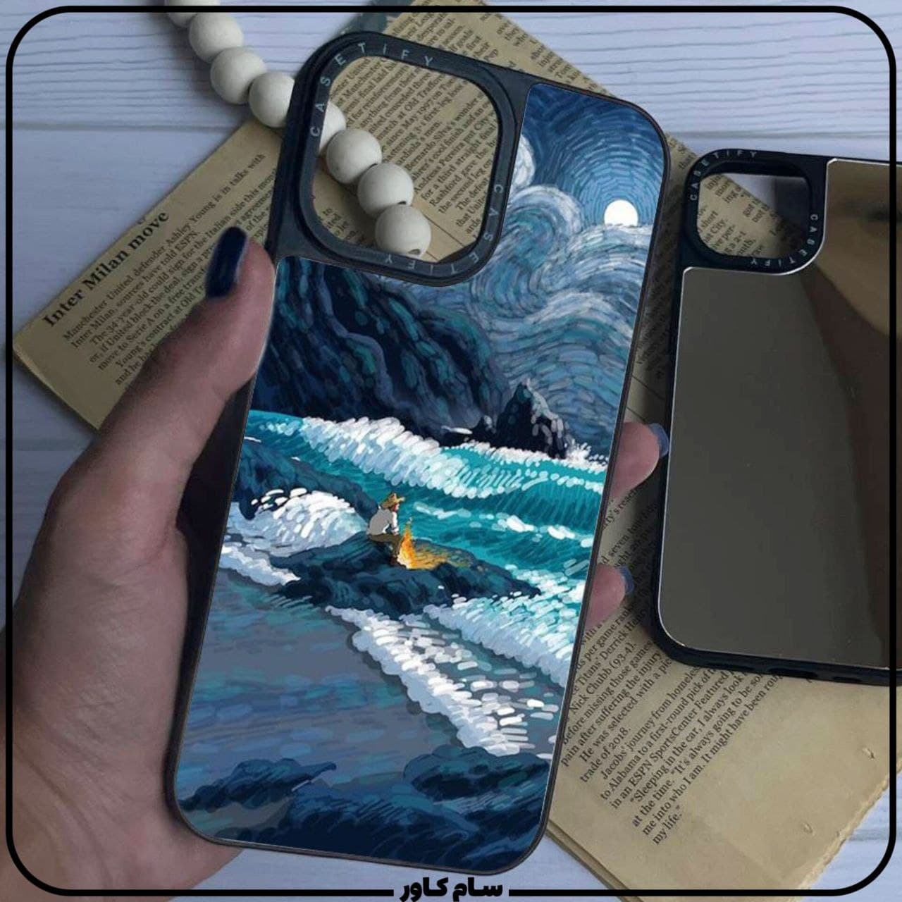 قاب casetify ونگوگ و ساحل — تصویر ۳
