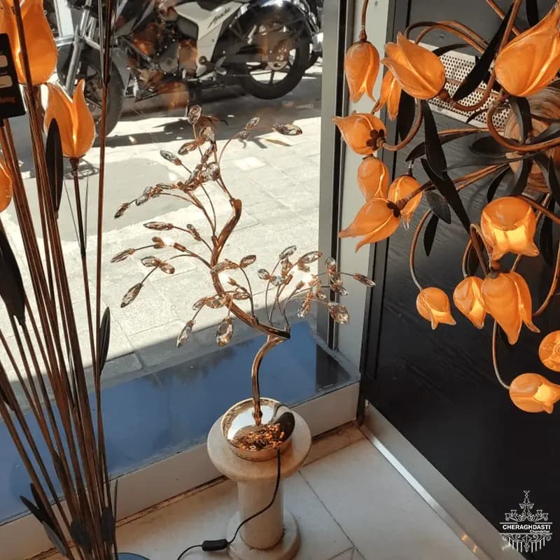 آباژور رومیزی نئوکلاسیک کد L1044 — تصویر ۲
