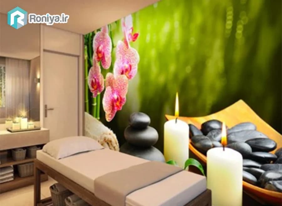 پوستر دیواری ماساژ طرح طبیعت