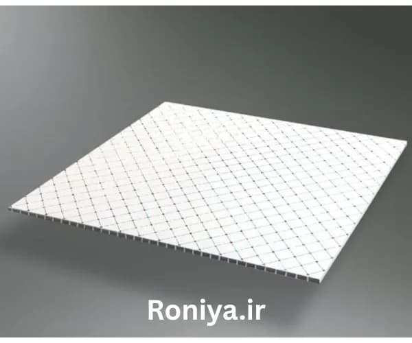 تایل سقفی PVC طرح لوزی کوچک با ابعاد 60×60