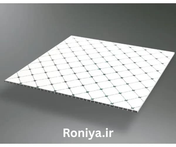 تایل سقفی PVC طرح لوزی بزرگ ۶۰ در ۶۰ سانتی متر