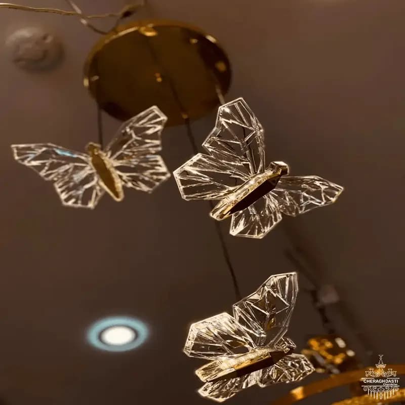 لوستر آویز مدرن کد M1390 — تصویر ۲