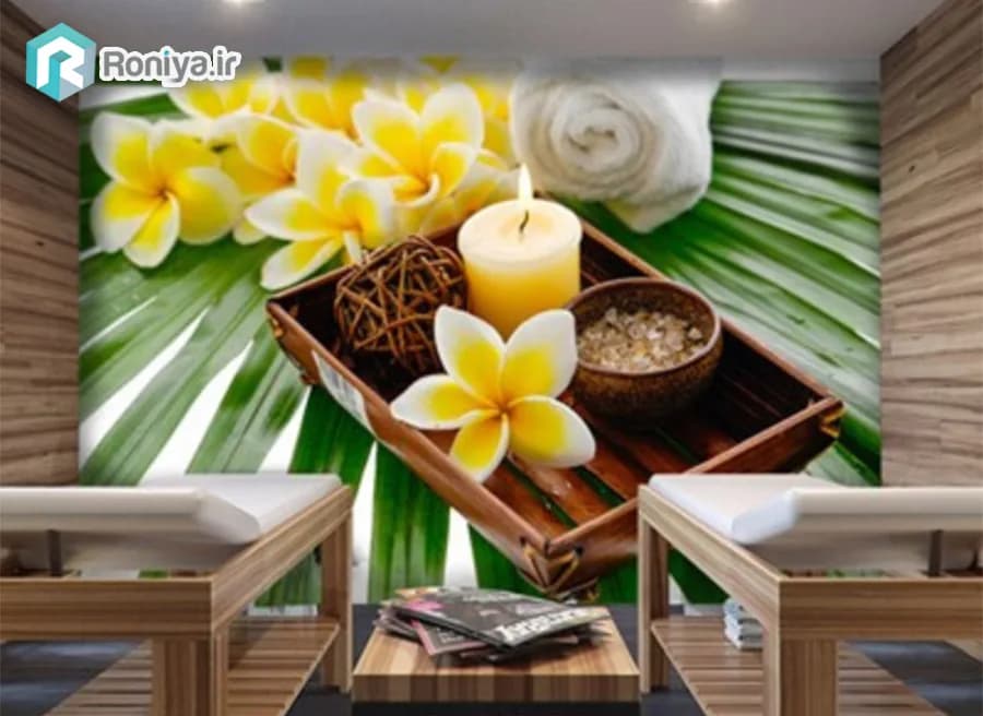 پوستر دیواری سالن ماساژ طرح اسپای تایلندی