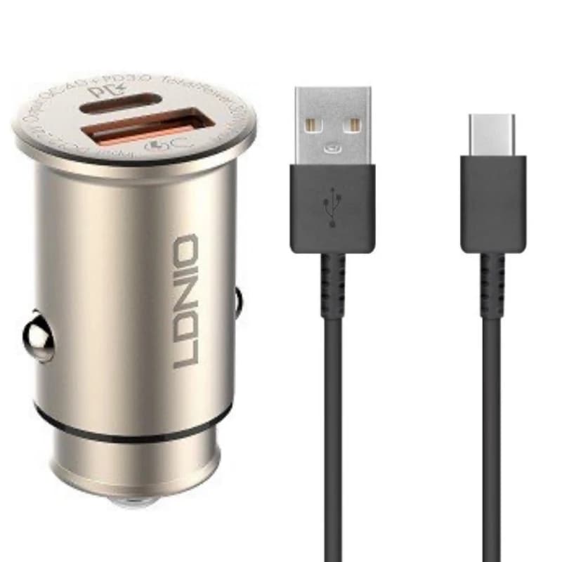 شارژر فندکی 30 وات الدینیو مدل C506Q — تصویر ۲