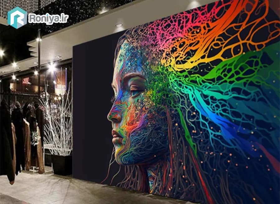 پوستر دیواری برای آرایشگاه زنانه