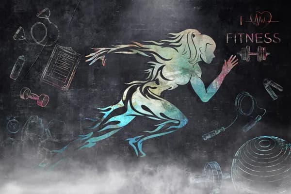 پوستر دیواری باشگاه FITNESS — تصویر ۲